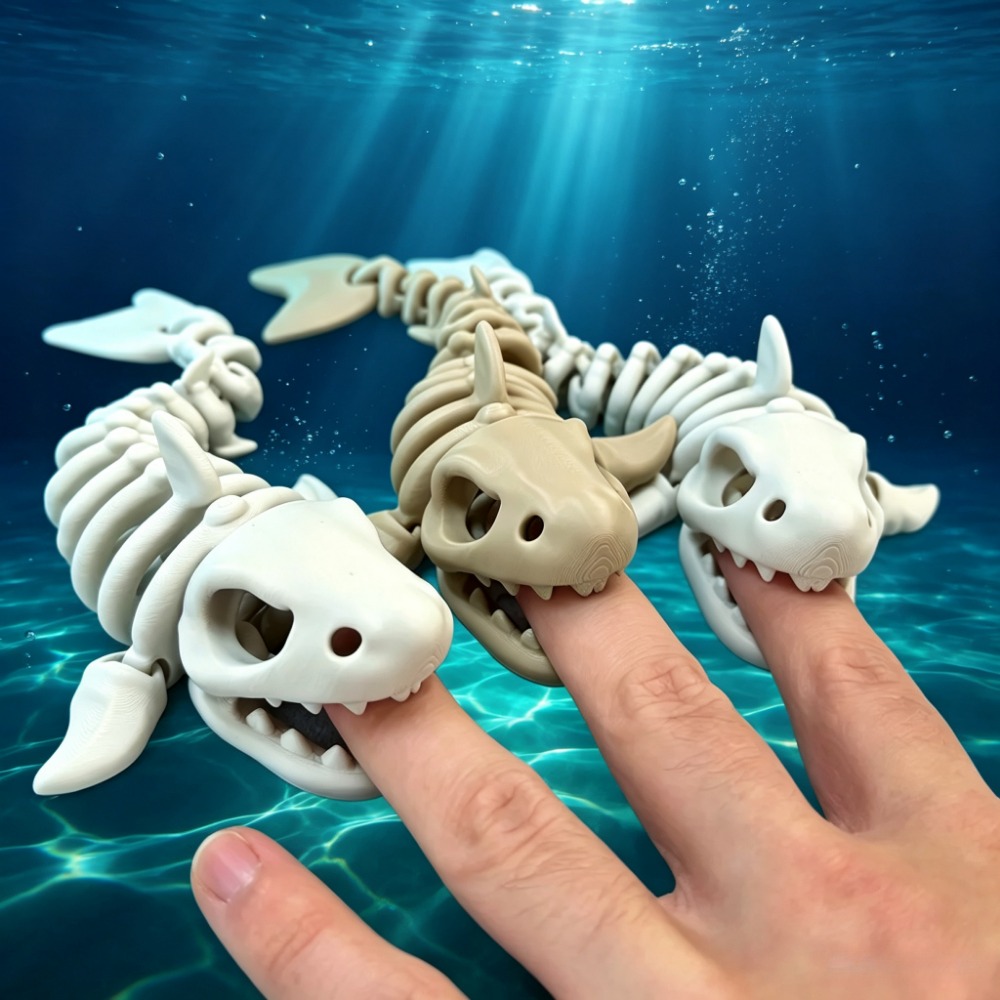 Aquarium Fish Buy - Scheletro di Squalo Decorativo per Acquario,