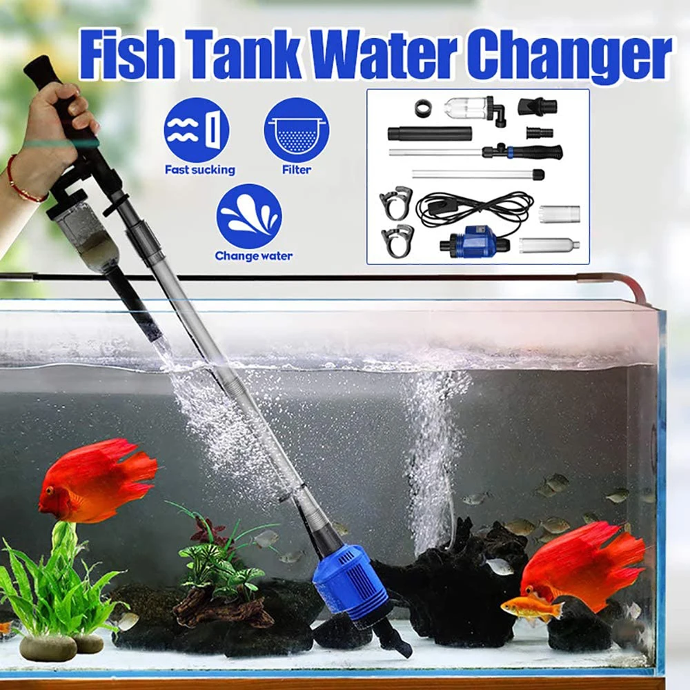 Aquarium Fish Electric - Sunsun HXS-02 Pulitore Automatico Elettrico per