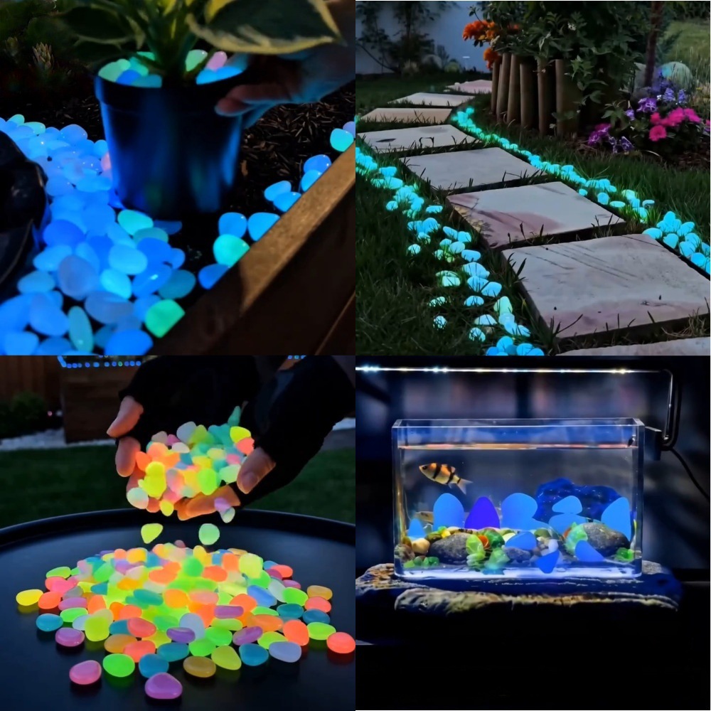Aquarium Led Light - Ciottoli luminosi colorati che si illuminano
