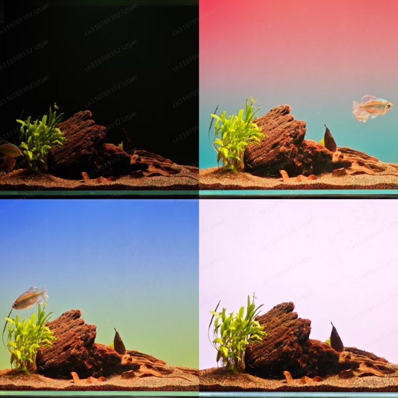 Aquarium Led Light - Pannello Luminoso in Acrilico Nero per