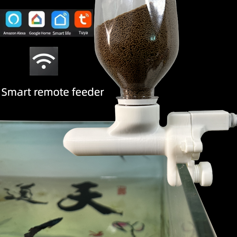 Aquarium Fish Feeder Automatic - Mangiatoia per acquario Telecomando per telefono