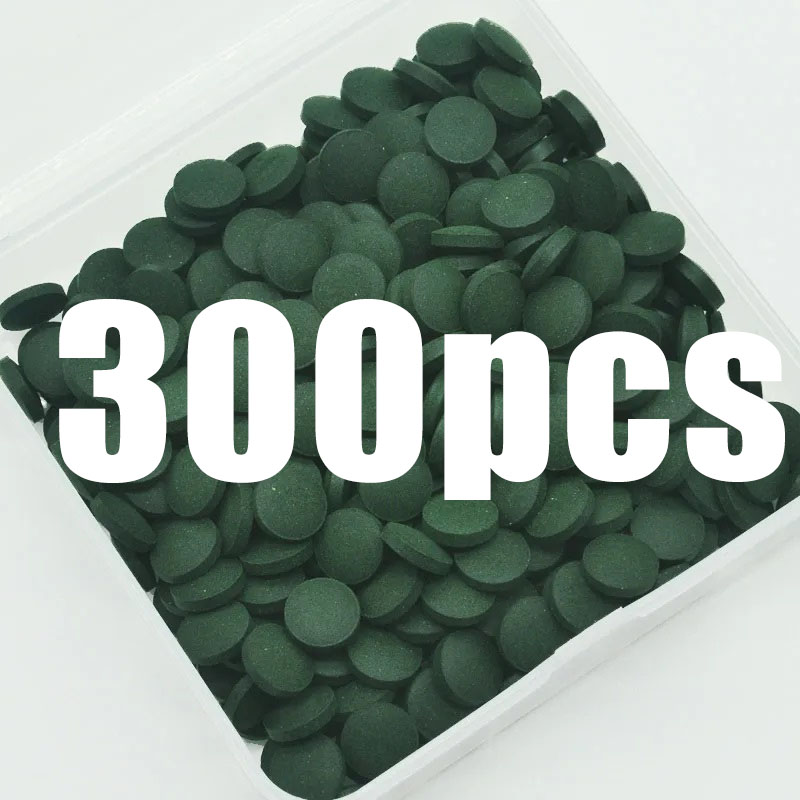 Aquarium Fish Vitamin - 50-300 pz compresse di spirulina ad