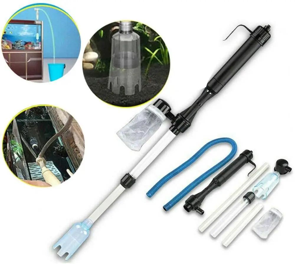 Aquarium Fish Electric - Cambio d'acqua elettrico Pompa a sifone