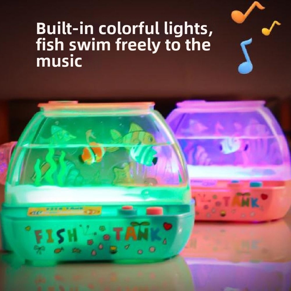 Aquarium Fish Electric - Acquario artificiale creativo Cartone animato adorabile