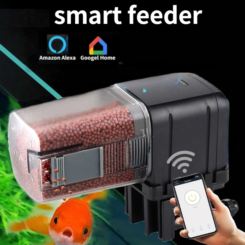 Aquarium Fish Feeder Automatic - Alimentatore per pesci WiFi Alimentatore automatico