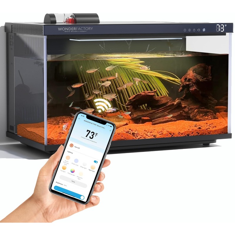 Aquarium Fish Feeder Automatic - Acquario Intelligente, Vasca per Pesci in