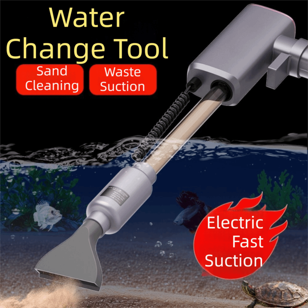 Aquarium Fish Electric - Aspiratore Automatico per Acquario, Elettrico, con