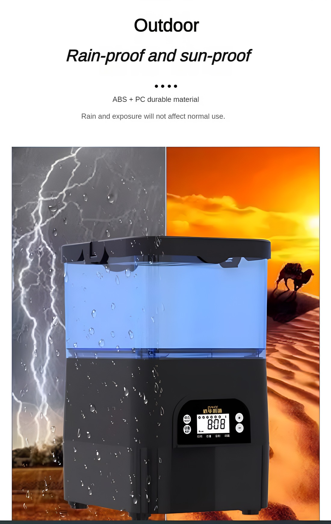 EVNICE Solar automatic fish fe - Aquarium Fish Feeder Automatic recensione e prezzo