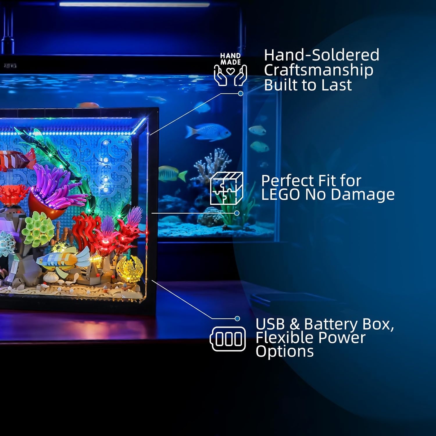 Hprosper Luce LED per Lego 103 - Aquarium Led Light recensione e prezzo