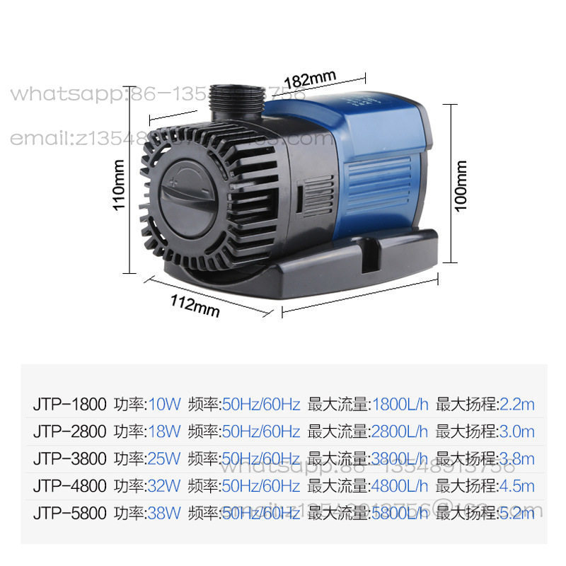 Pompa sommergibile JTP1800-580 - Aquarium Fish Sale recensione e prezzo