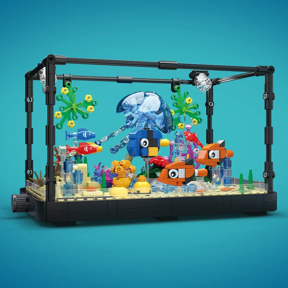 Set di blocchi da costruzione  - Aquarium Fish Guppy recensione e prezzo