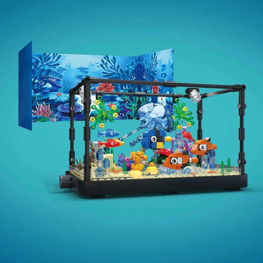 Set di blocchi da costruzione  - Aquarium Fish Guppy recensione e prezzo