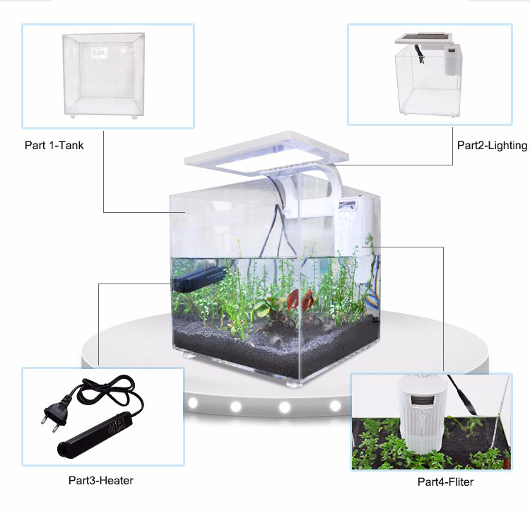 Mini Acquario in Acrilico (25* - Aquarium Fish Sale recensione e prezzo