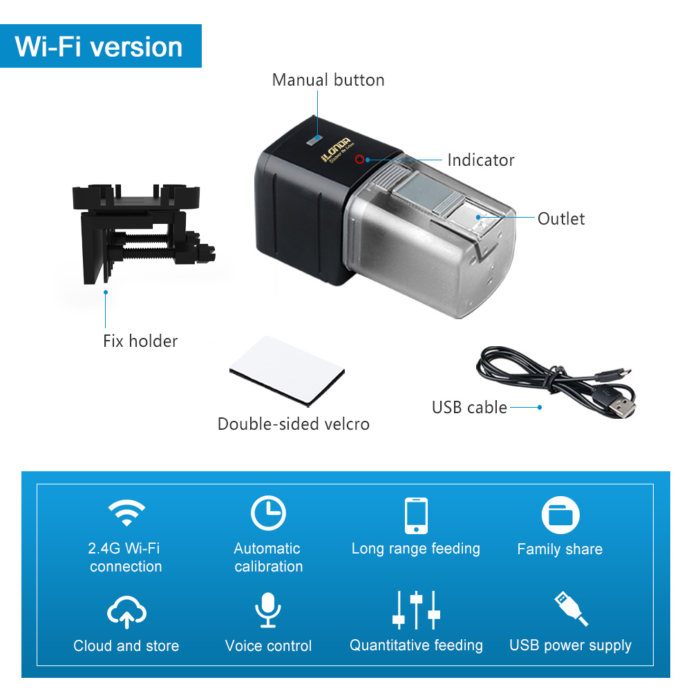 Alimentatore per pesci WiFi Al - Aquarium Fish Feeder Automatic recensione e prezzo
